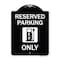 Signmission Ev W/ Electric Vehicle Charging Station Graphic Heavy-Gauge Aluminum Sign, 24" x 18", BW-1824-24089 A-DES-BW-1824-24089 - alternate 1